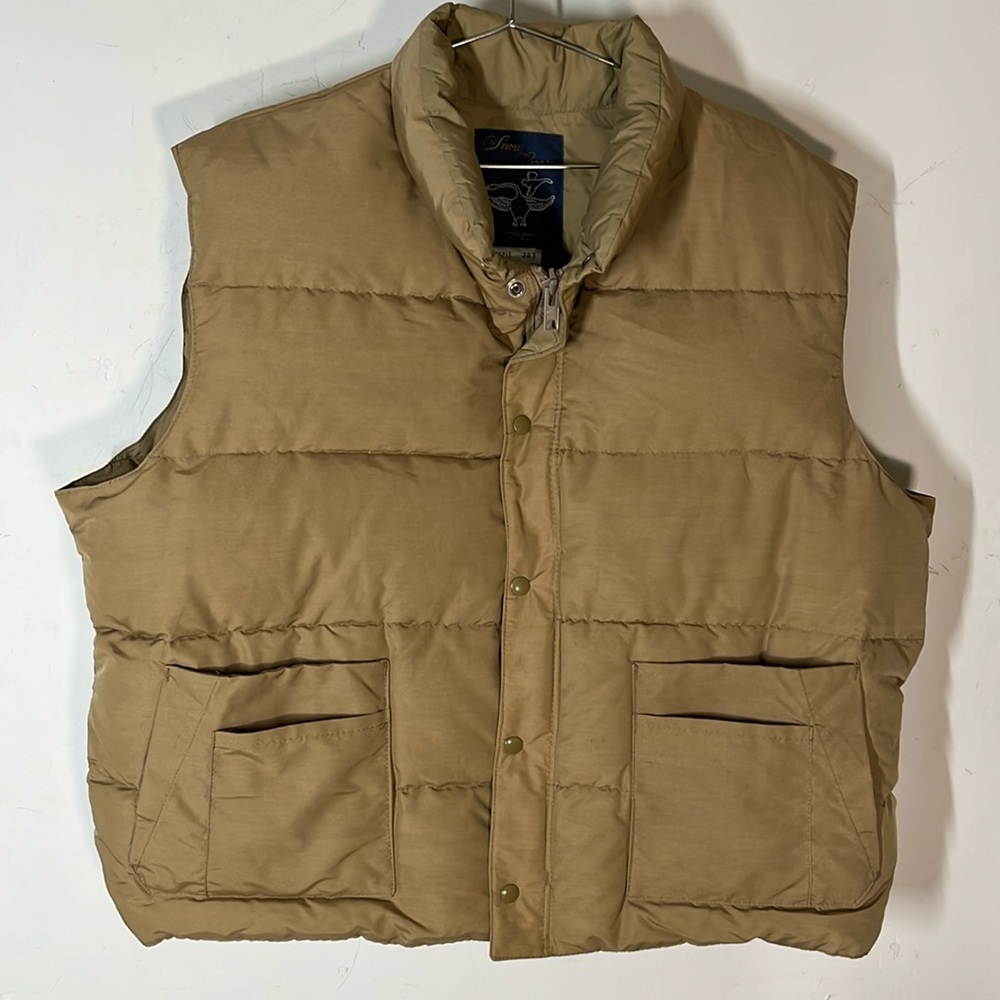 Men’s XXL Vintage Snow Goose Down Vest